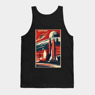 Soviet rocket poster Tank Top